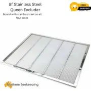 8 Frame Stainless Steel BeeHive 8F Queen Excluder Bee Hive Beekeeping