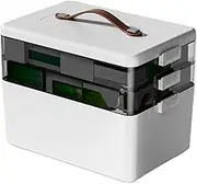 Tablet Container for Pills,Portable Multifunctional Pill Box - Family Storage Case, Lightweight Travel Gear for Camping, Bathroom