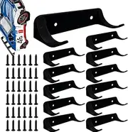 Toy Car Holder Wall-Ca r Display Wall Mount,Vertical Toy C ar Storage Holder Wall,12PCS Model C ar Organizer Stand | Sturdy Display Brackets With Screws, Compatible With Legos Speed Champions Vehicles