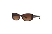 Coach HC8168 L156 Womens Sunglasses Dark Tortoise Gradient Brown Lens
