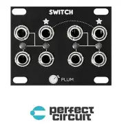 Plum Audio SWITCH 1U Signal Router (Black) EURORACK - NEW - PERFECT CIRCUIT