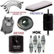 Tune Up Kit Filters Cap Rotor Wire Spark Plugs For JEEP CHEROKEE L4 2.5L 1986