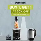 POLYCOOL 5in1 Vacuum Blender Soup Maker Food Grinder Kitchen Smoothie Machine