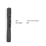 Rechargeable Flashlight Led Pocket Pen Light Pocket Sized Torch