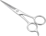 WOFASHPURET Stainless Steel Beard Scissors Durable Hairdressing Scissors for Precise Beard and Eyebrow Grooming Easy to Use Daily Care Accessory present for Men Silver