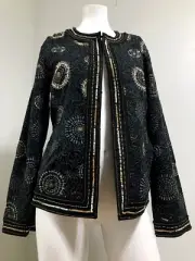 Chicos Dazzling Medallion Treena Jacket New With Tags Sz 0 (equal to Regular 8)
