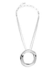 Ettika Open Circle Statement Pendant Necklace, 11-16