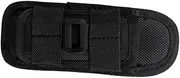Outdoor Flashlight Pouch with Rotatable Clip Durable Nylon Torch Storage Case for and Secure Attachment to Belt for Outdoor Activities