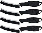 Hard Bristled Crevice Cleaning Brush, Hard Bristle Grout Cleaner Scrub Brush, Space-Saving Housekeeping Supplies for Bathroom Sink Corners Furniture Sliding Door Oven