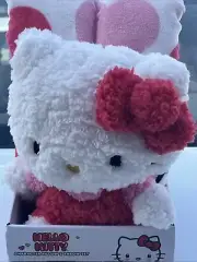 Hello Kitty By Sanrio Exclusive Rare Pink Blanket And Plush Pillow Set Viral!