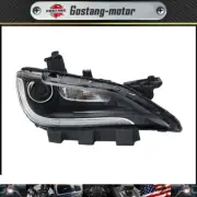 For 2015-2017 Chrysler 200 RH Chrome Halogen Headlights Black Trim W/ LED DRL (for: Chrysler)