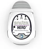 SNUZA HERO Baby Abdominal Movement Monitor: Real-time Alerts for No Breathing, Gentle Vibration Rousing, Portable & Wearable, Medical Grade Material. Safer Sleep for Infants. Peace of Mind for Parents
