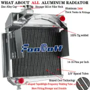 3Row Alum Radiator For Austin Healey Sprite Bugeye Frogeye Mg Midget 948/1098