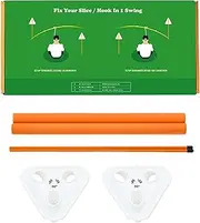 Golf Swing Path Aid, Golf Swing Training Tool, 18.7x9.06x1.46in Ergonomic Design Trainer, Golfs Practice Equipment, Medium Size, Suitable for Teens, Boys, Youth, Girls, Athletes, and Men