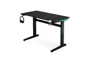 MIUZ Home Office Gaming Desk Computer Study Work Racer Carbon Fiber Table RGB LED