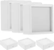 TINEASUR 6pcs Gemstone Display Box Multifunctional Jewelry Storage Case Compact Holder for Rings Earrings Bracelets Lightweight and Versatile for Home Office Retail Use