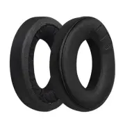 Soft and Breathable Earphone Covers for Parrot Zik - Black 2 Pack