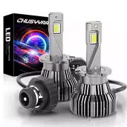 2X D2S D2R LED Headlight Bulb Replace LED Xenon Super White 6000K Conversion Kit (for: BMW)