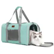HSC PET Cat Carrier Small Dog Soft-Sided Quilted Pet Pups Bag Fit Luggage Cas...