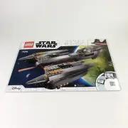 LEGO INSTRUCTIONS 75286 Star Wars General Grievous's Starfighter Manual Book