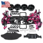 CNC Metal carbon frame For 3Racing Sakura D4 AWD 1/10 RC Flat Road Drift Car
