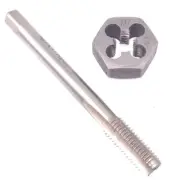 US Stock HSS M7 x 1mm Tap & M7 x 1mm Hexagon Die Metric Thread Right Hand Set