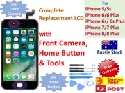 LCD Touch Screen Replacement with Home Button + Camera iPhone SE 5 6 6s 7 8 Plus