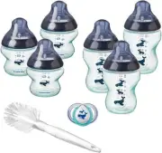 Tommee Tippee Closer to Nature® Newborn Baby Bottle Starter Set, Breast-Like Tea