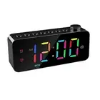 RGB Digital Alarm Clock Radio, Dual Alarm with Weekday/Weekend Mode, Snooze3712
