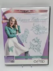 Crafter's Collection - #880 Elegance Entwinded - Embroidery Designs - New In Box