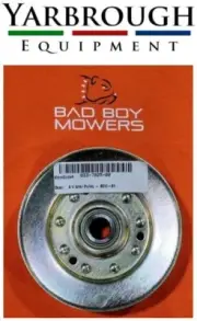 NEW OEM BAD BOY 5" V IDLER PULLEY #033-7025-00