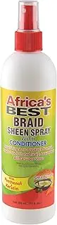 Africa's Best Braid Sheen Spray With Conditioner, 12 Ounce