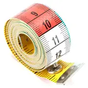 Soft Tape Measure Colored Buckle Ruler For Fabric Sewing Tailor Tool