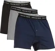 [Fishers Finery] Mens Relaxed Stretch Knit Boxers; Modal Cotton Microfiber Blend