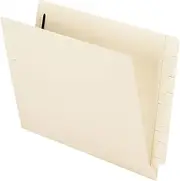 Pendaflex Smart Shield End-Tab Fastener Folders, Letter Size, Manila, 1 Bonded Fastener, 50/BX (62711)