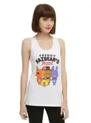 Five Nights At Freddy's Freddy Fazbear's Pizza Juniors Tank Top