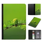 PASSPORT ITINERARY ORGANIZER|BEAUTIFUL GREEN PORCUPINE PLANT