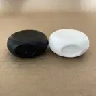 Tupperware Salt & Pepper Shakers Mini Small Ergonomic Allegra Black & White