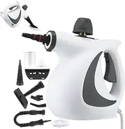 Dodorado Steam Cleaner, Handheld Pressurized Steam Cleaner, Power Washer, with 1 Set Accessories, Multi-Surface Cleaning for Kitchen, Bathroom, Upholstery, Car Interior (#1)
