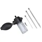 150ml Bulb Duster for Termite and Fly Control with 3 Stainless Steel Tips