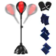 Punching Reflex Boxing Bag With Adjustable Stand Speed Boxing Bag With Gloves