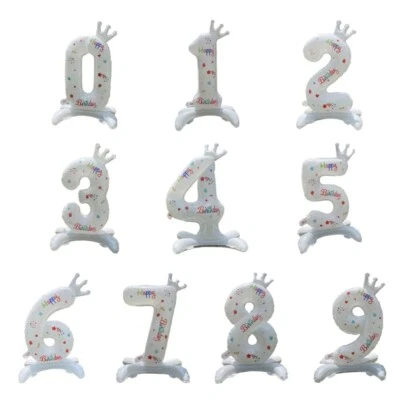 Number Foil Balloons Figure Helium Balloon Children Adult Birthday Wedding Decor