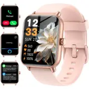 Hingso Smart Watches for Women Android & iPhone Alexa Built-in 1.8" Fitness T...