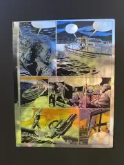Keith Watson(Eagle/Dan Dare artist) Unlettered colour acetate proof Eppo Comic 3