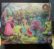 disney thomas kinkade puzzle sleeping beauty