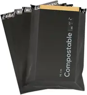 6x9 inch Biodegradable Poly Mailers,50 Count Compostable Shipping Bags with
