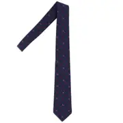 [Gucci] Gucci Interlocking G Tie ONE SIZE BLUE/RED