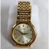 在飛比找蝦皮購物優惠-ੈ✿ 精工錶 SEIKO 金色石英錶 全鋼鍍金錶款 原廠錶帶