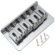 Musiclily Pro Chrome 54mm Modern Hardtail Fixed Bridge For Import Strat Guitar