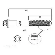 Permaseal Cylinder Head Bolt Set - HBS077